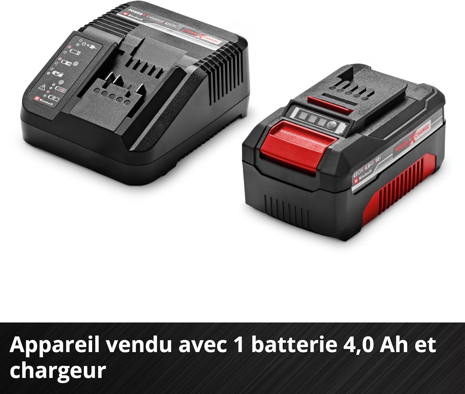 Detalle de Einhell GE-CM 18/33 Li Kit — Tondeuse à gazon sans fil Power X-Change (1x4,0 Ah)