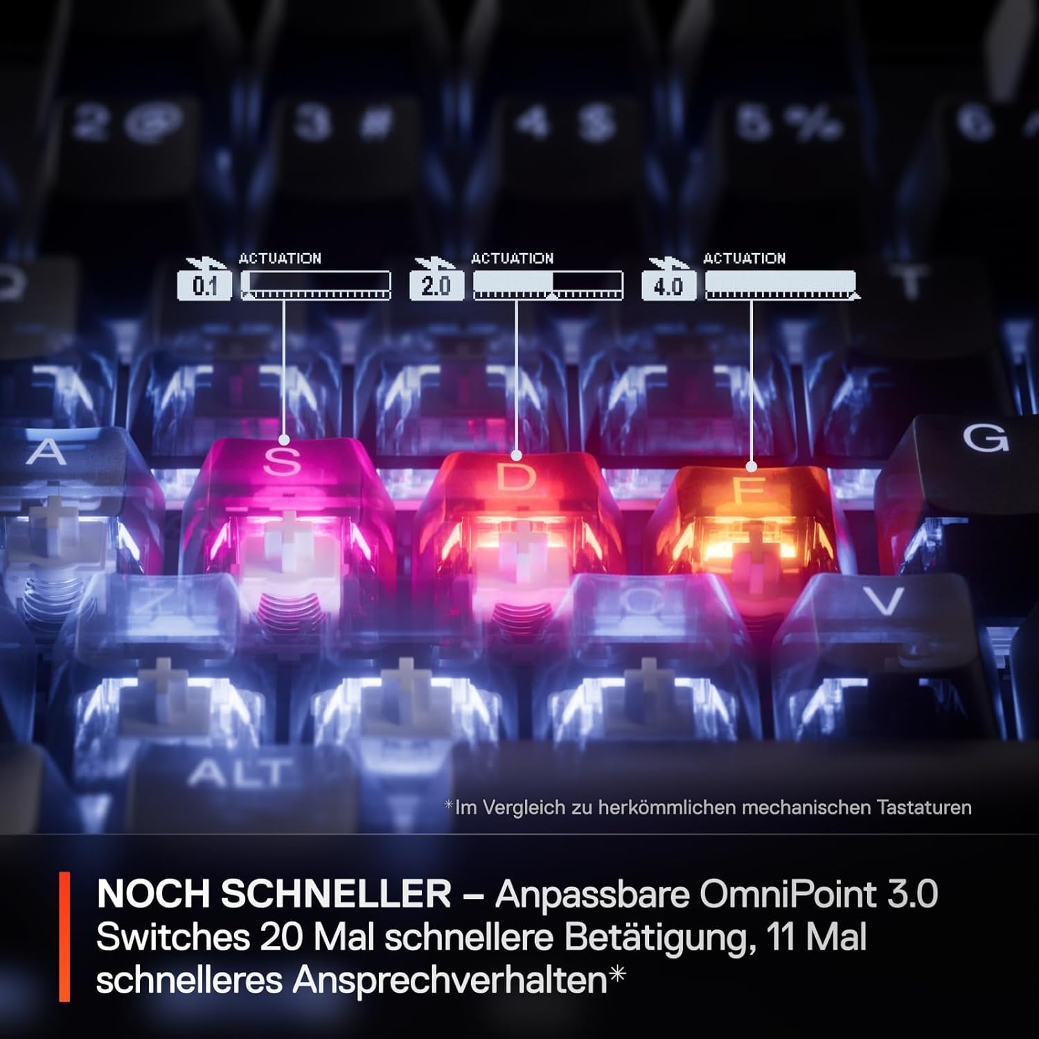 Thumbnail 4 de SteelSeries Apex Pro Mini Gen 3 Gaming-Tastatur 60% ⌨