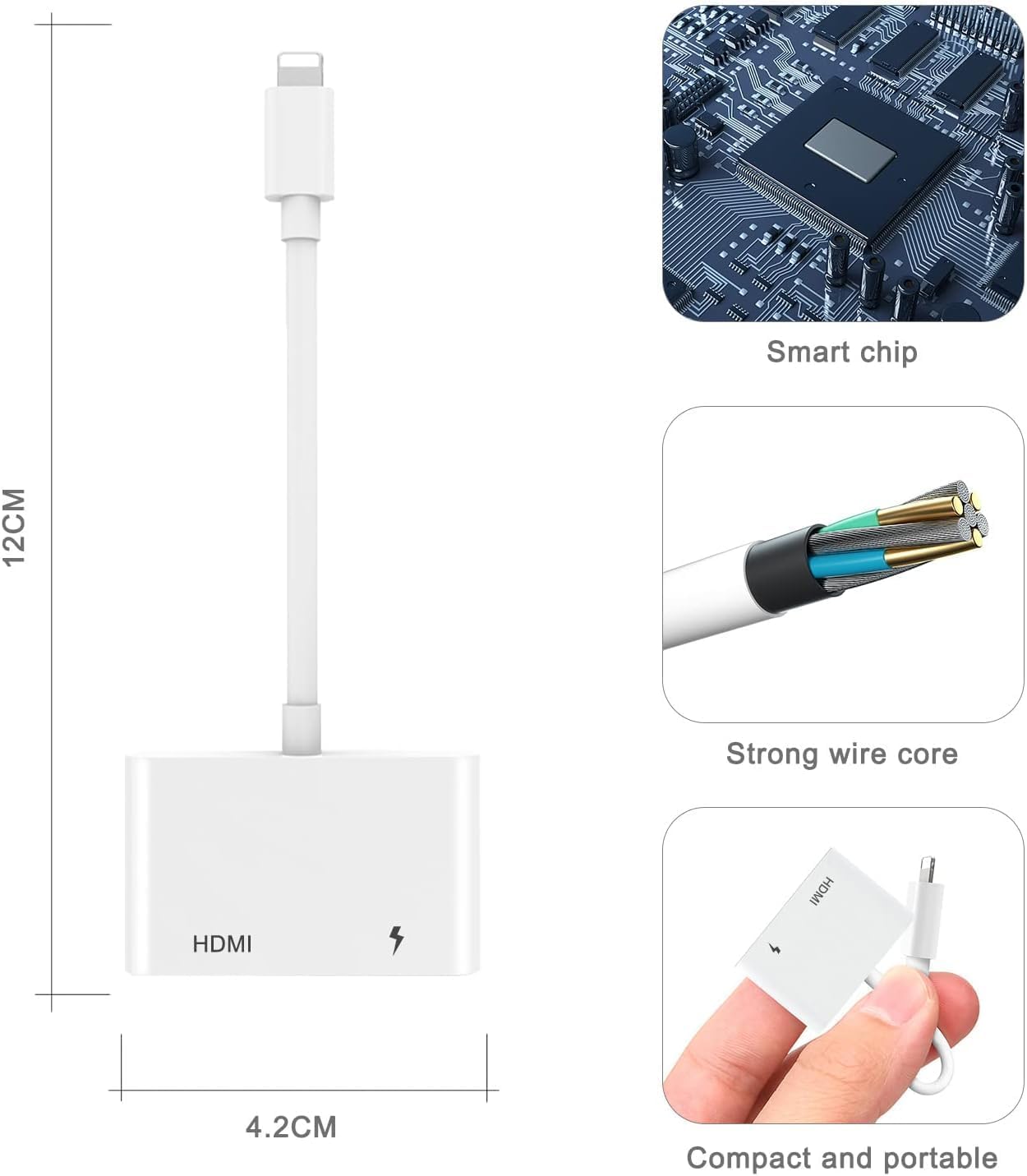 Thumbnail 6 de Apple Lightning to HDMI Adapter 1080P