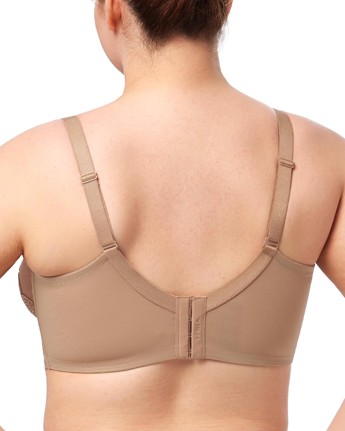 Thumbnail 2 de HSIA FBD0092 Minimizer Bra, Full-Coverage Underwire Lace with Mermaid Scales