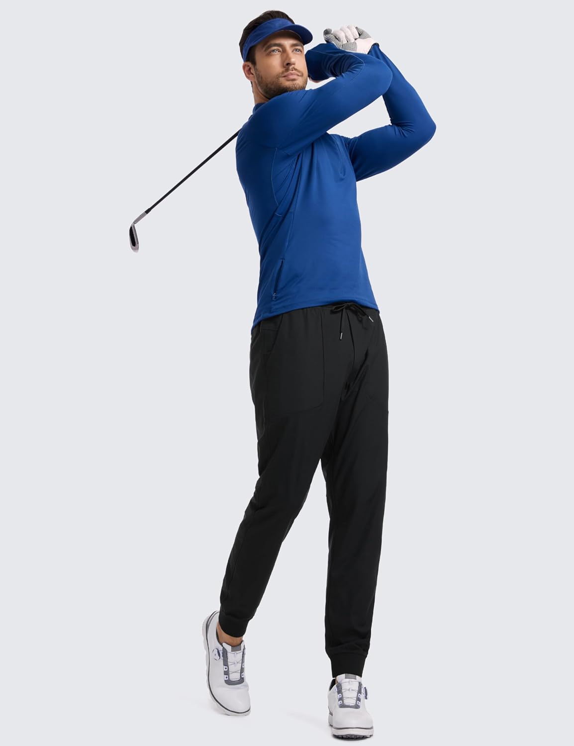 Detalle 2 de CRZ YOGA NS018S30 Men's Pull-On Golf Joggers, Stretch Polyester, Elastic Waist