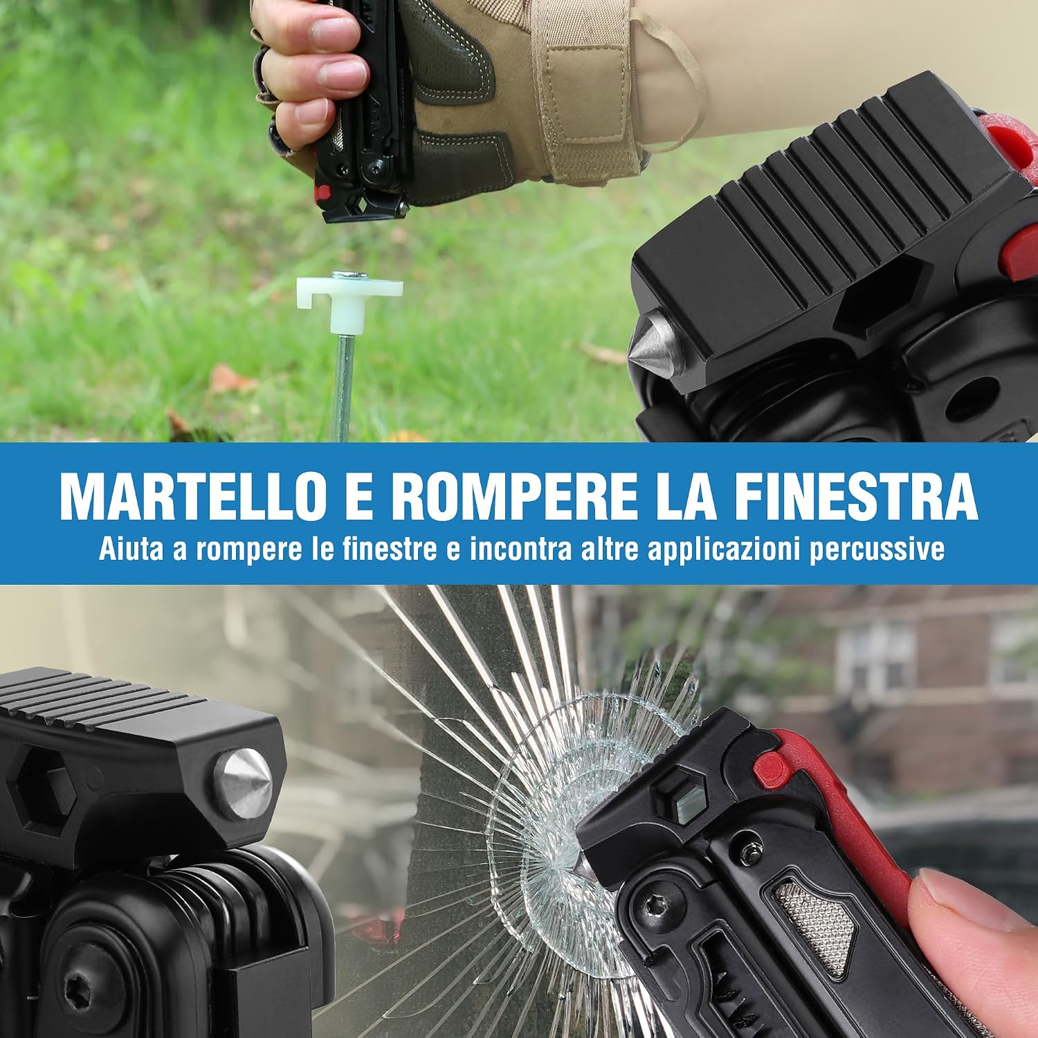 Thumbnail 4 de FLISSA Pinza Multiuso 19 In 1 – Strumento multifunzionale in acciaio inox con borsa Oxford
