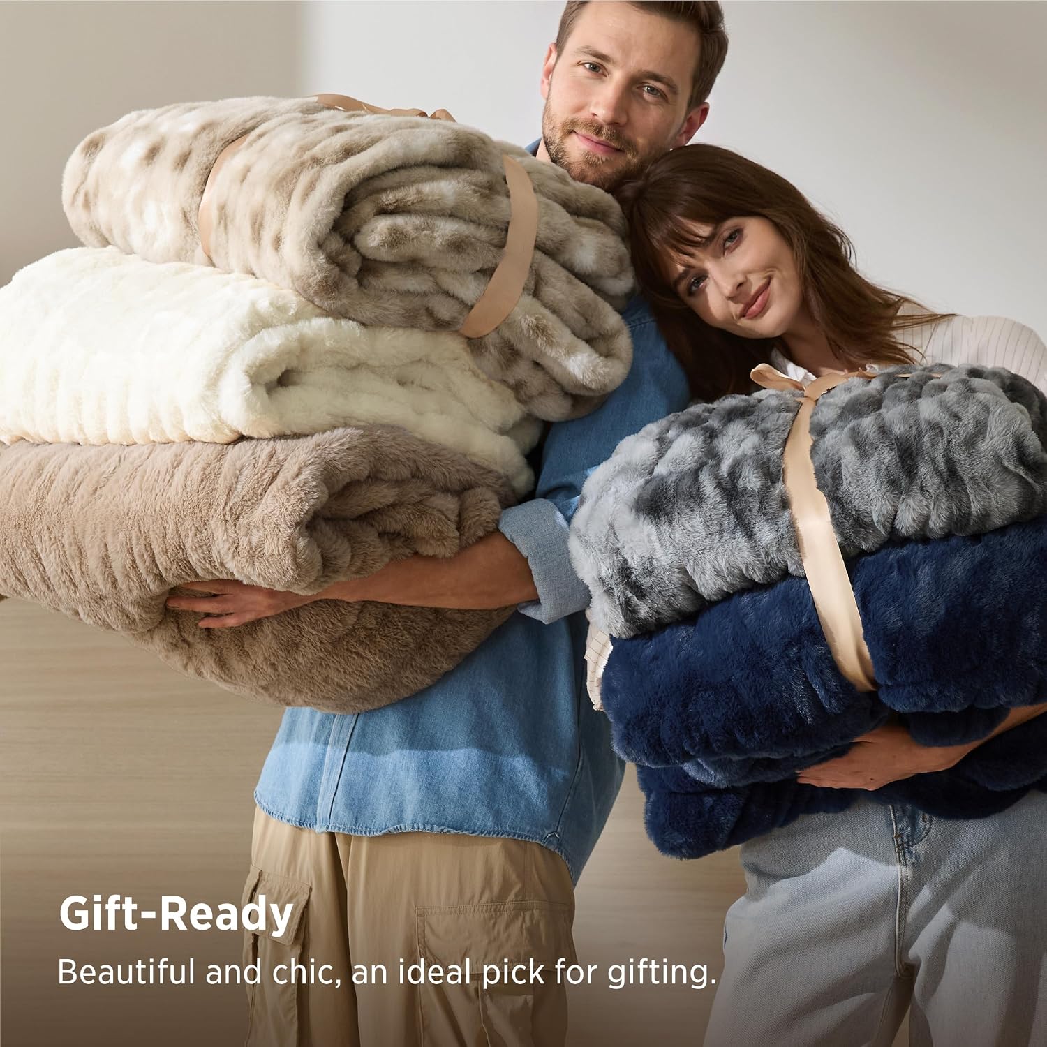 Thumbnail 5 de Bedsure Faux Fur Throw Blanket