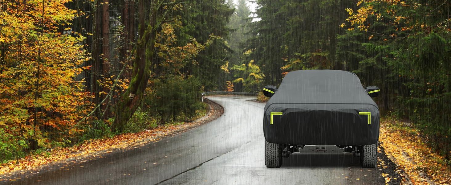 Thumbnail 6 de Car Cover Custom Fit for Toyota Tacoma 2005-2023 — 6 Layers, All-Weather Waterproof Truck Cover