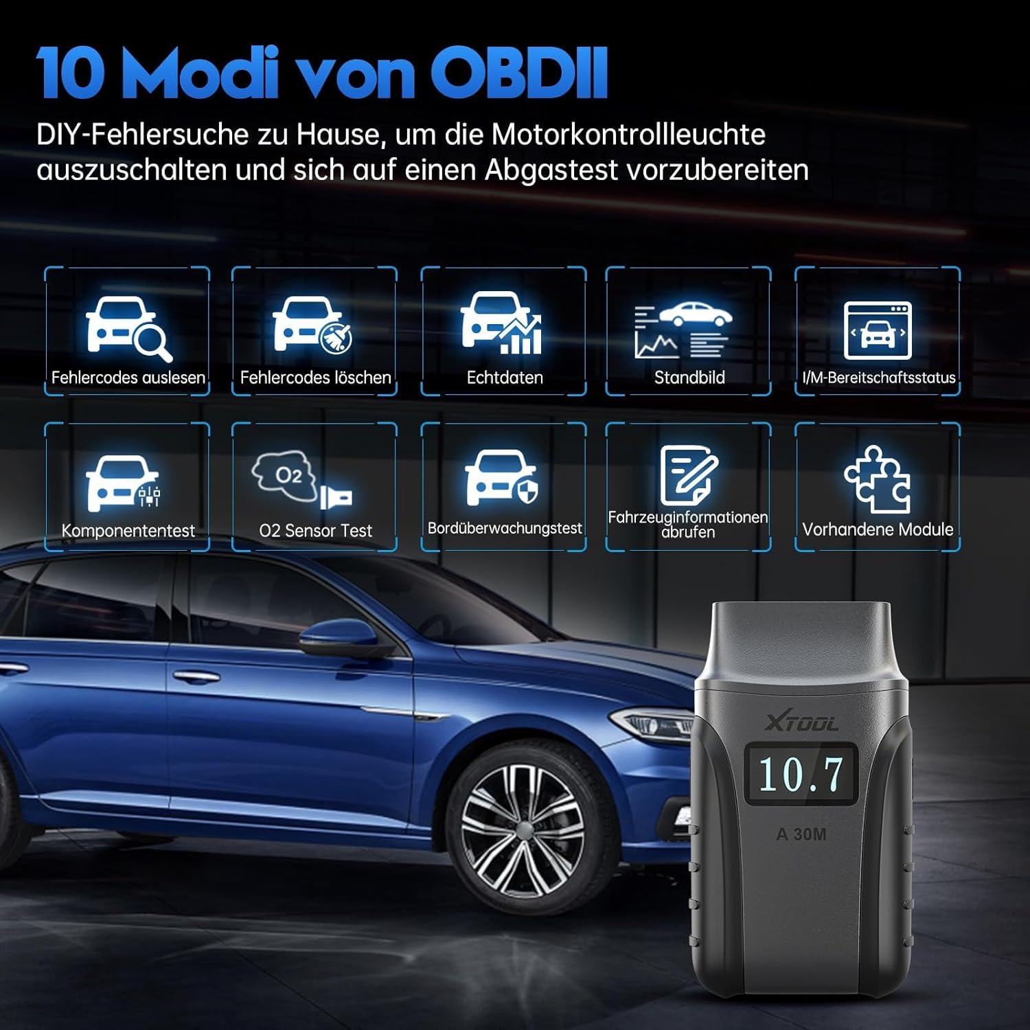 Thumbnail 6 de XTOOL A30M OBD2 Diagnosegerät 26 Funktionen