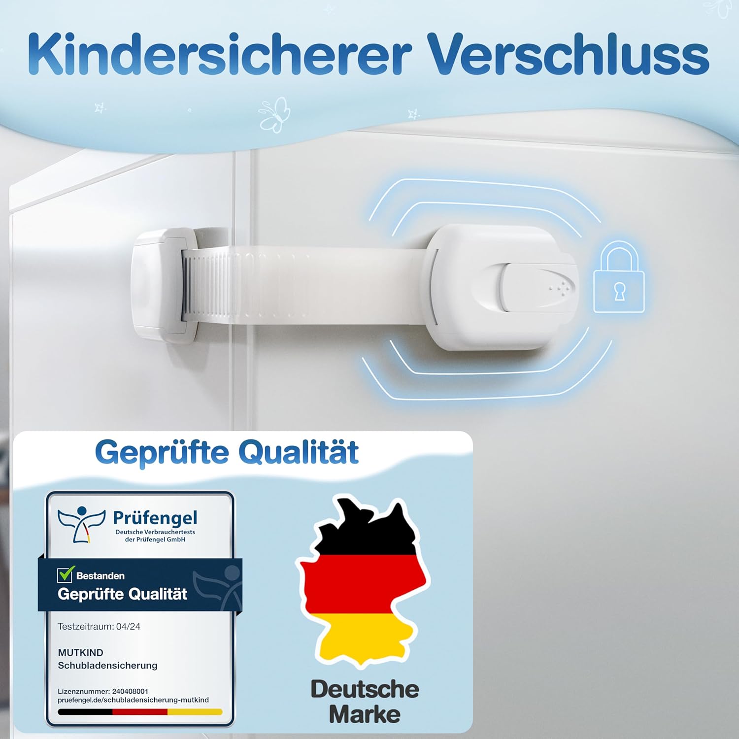 Thumbnail 2 de MUTKIND 10x Kindersicherung Schrank