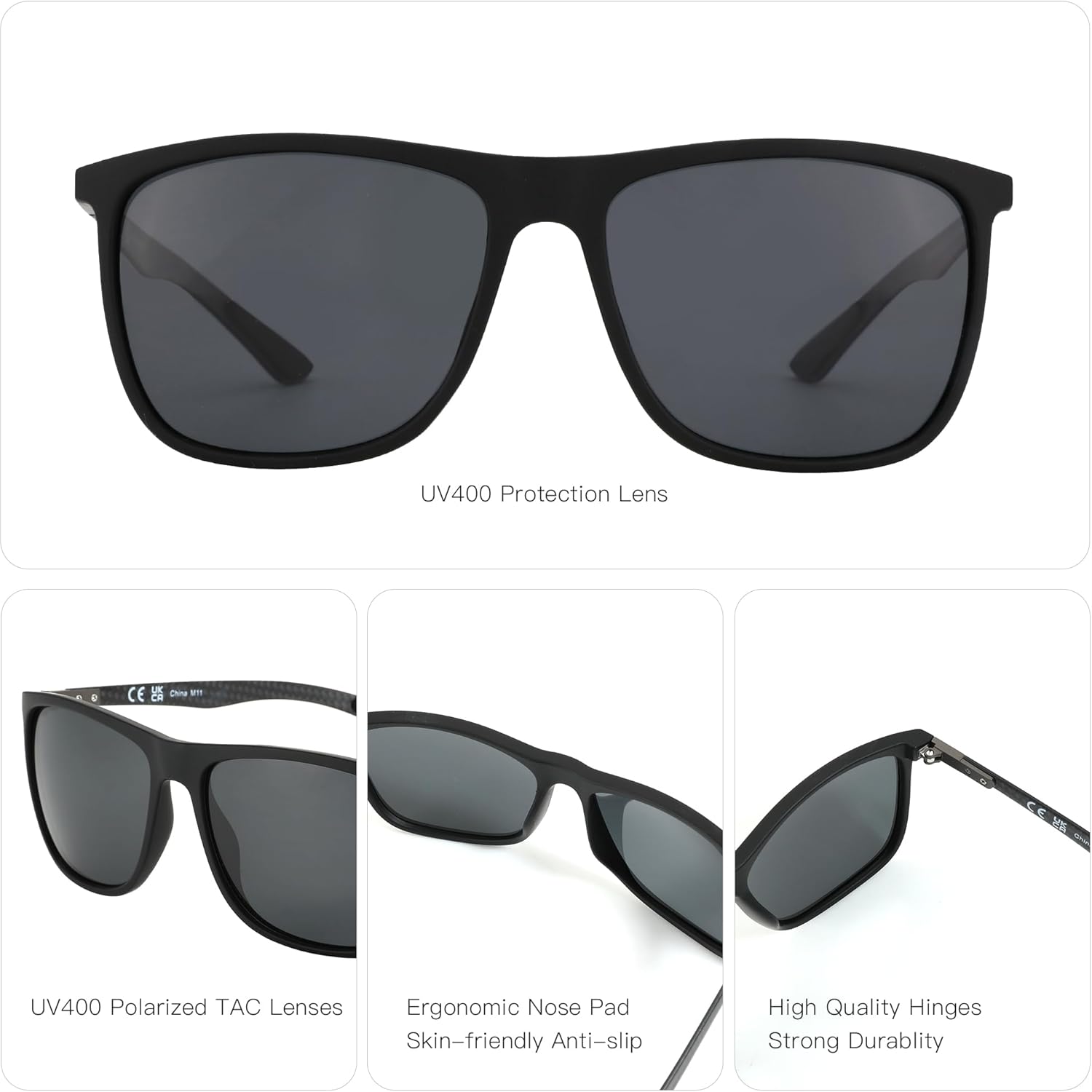 Detalle 2 de ZENOTTIC Gafas de sol polarizadas 20 g ultraligeras