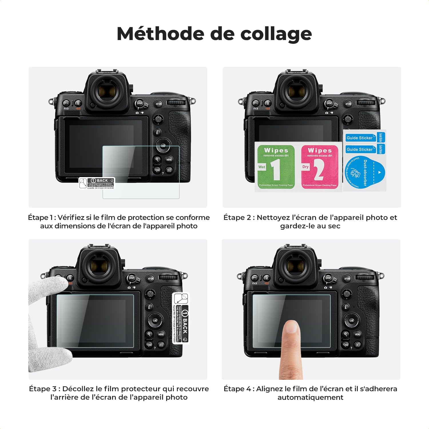 Thumbnail 4 de K&F CONCEPT Film protection écran pour Nikon Z9 Z8
