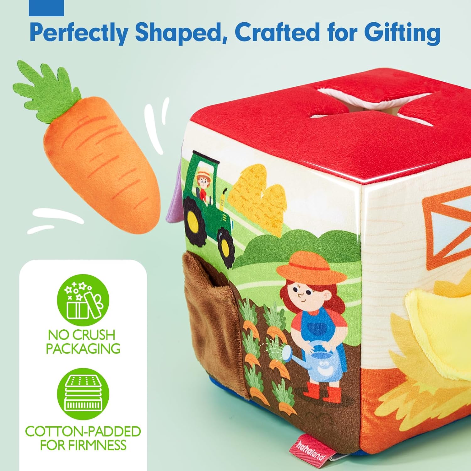 Thumbnail 6 de Hahaland Surprise Tissue Box – Baby Toys (6-12 Months): Montessori-Inspired Sensory Box for Early Learning
