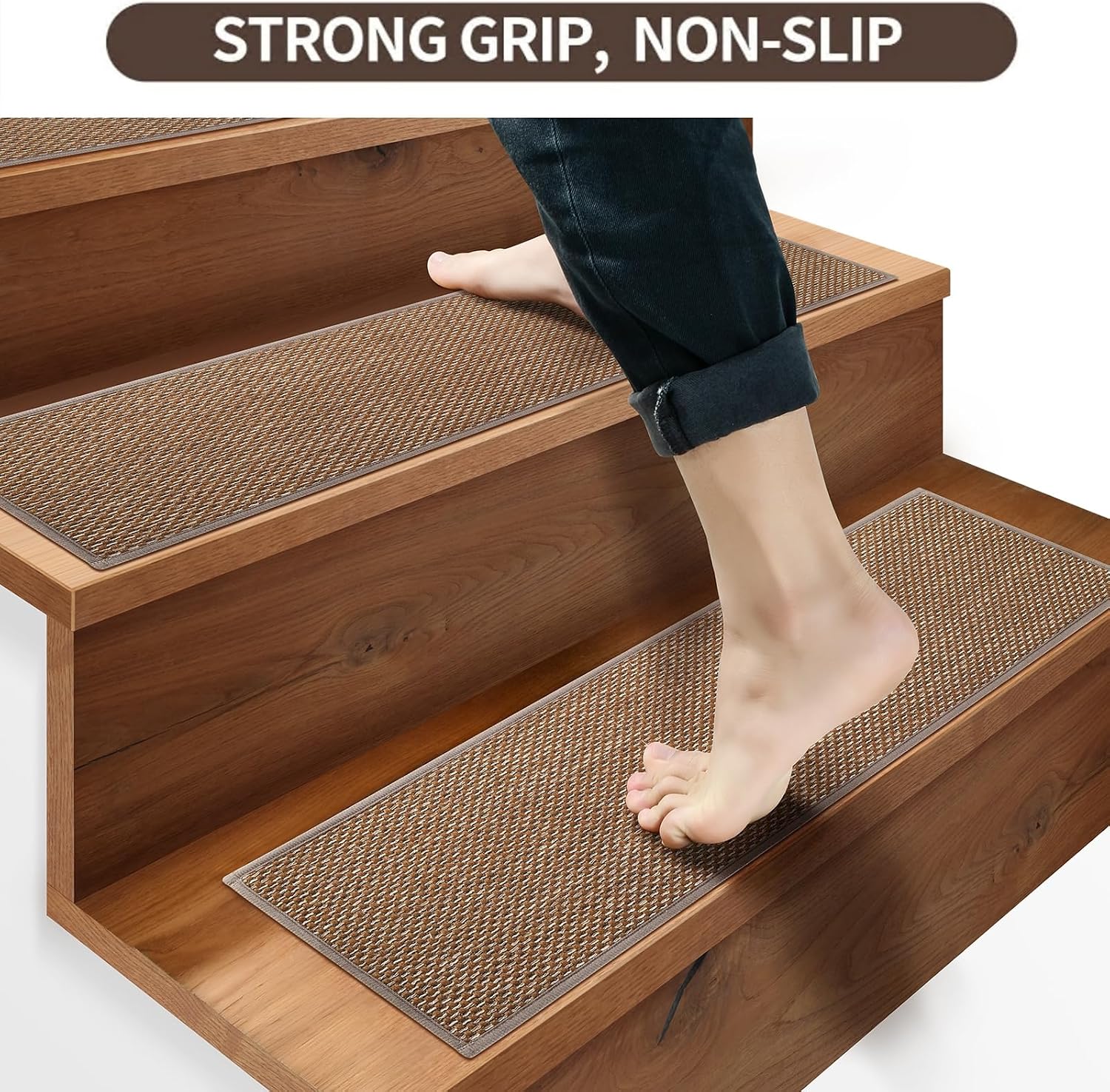 Thumbnail 1 de BONACA Linen Stair Treads 30 x 8 Inch