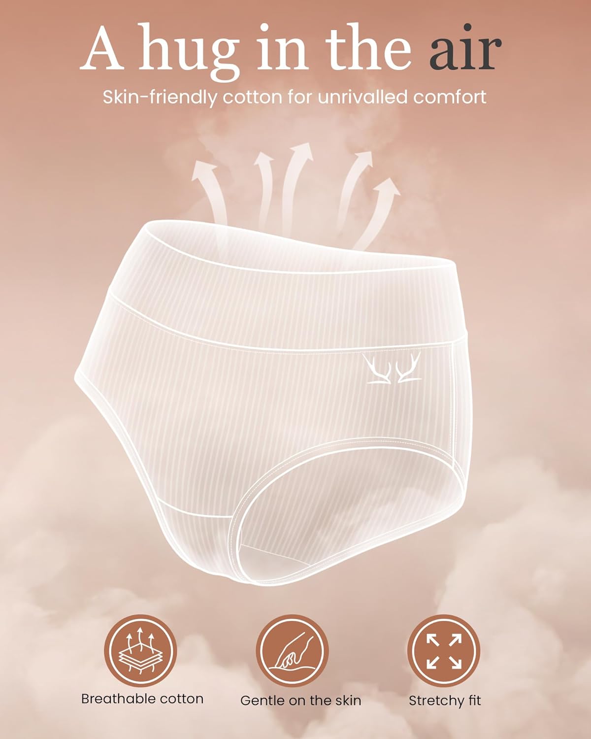 Thumbnail 6 de TANSTC Women’s high-waist cotton knickers multipack of 5 with light tummy support