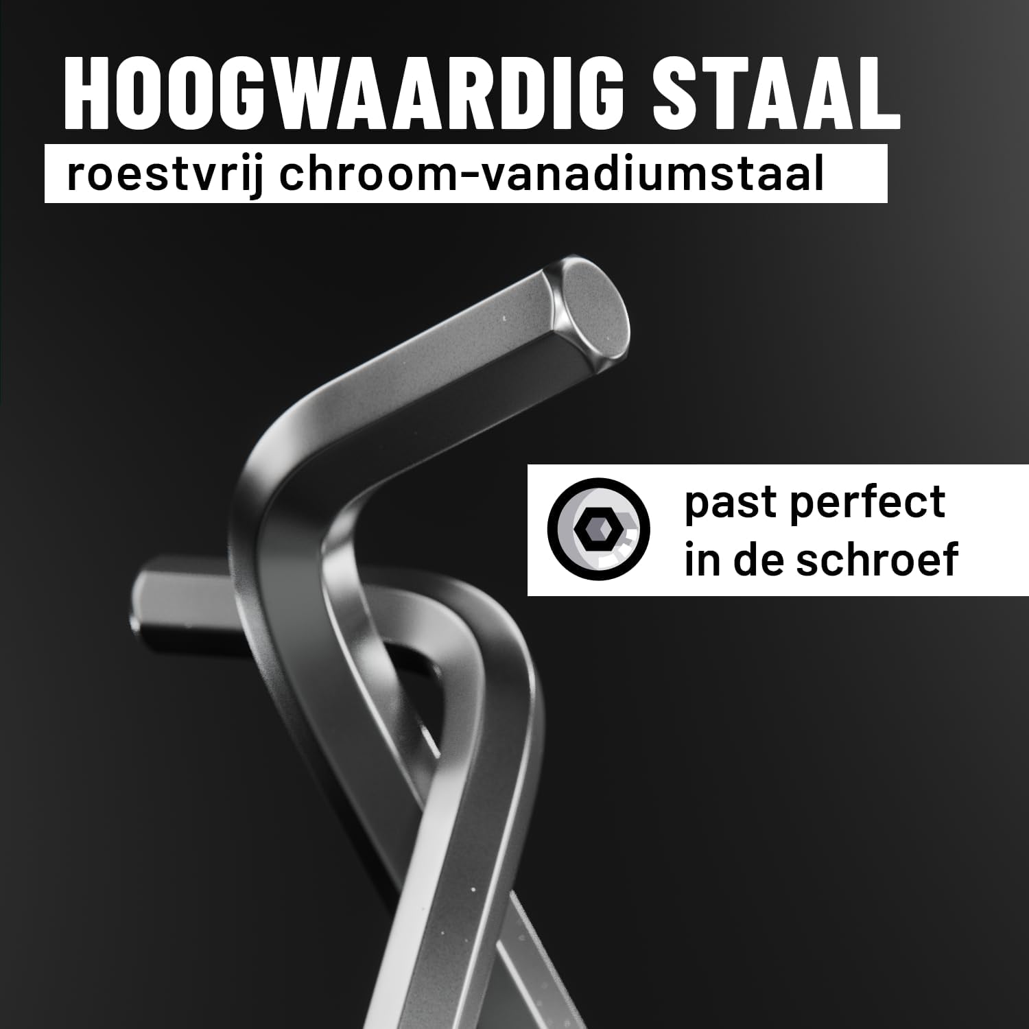 Detalle 2 de greate 101017 inbussleutelset, 13 maten met kogelkop en opklaphouder