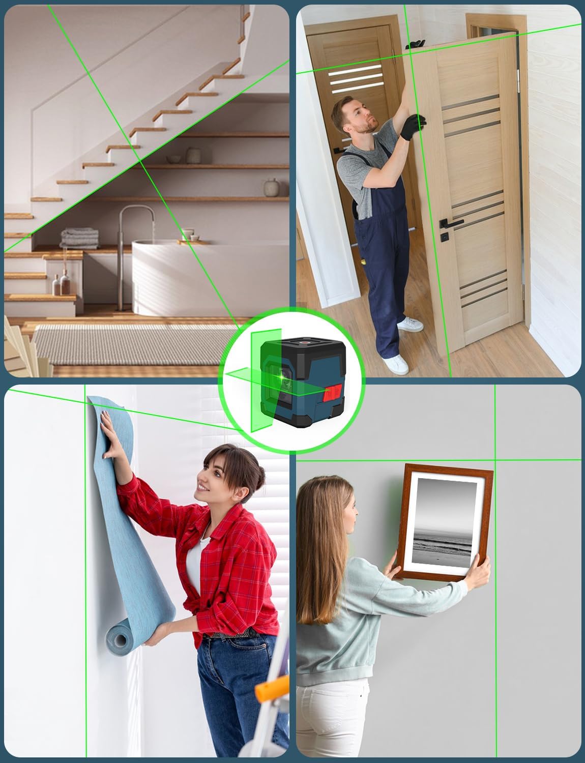 Thumbnail 5 de RockSeed Kreuzlinienlaser mit 1,2 m Stativ