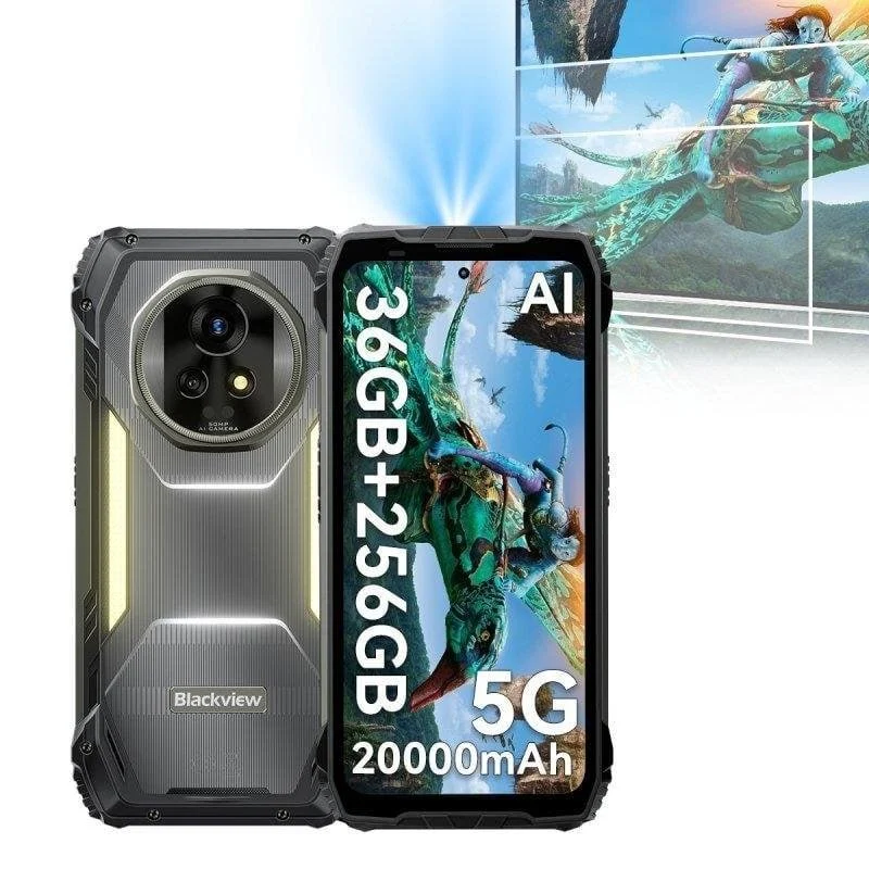 Blackview Xplore 2 5G 12GB/256GB 6,73" – Rugerizado, gran autonomía y proyector