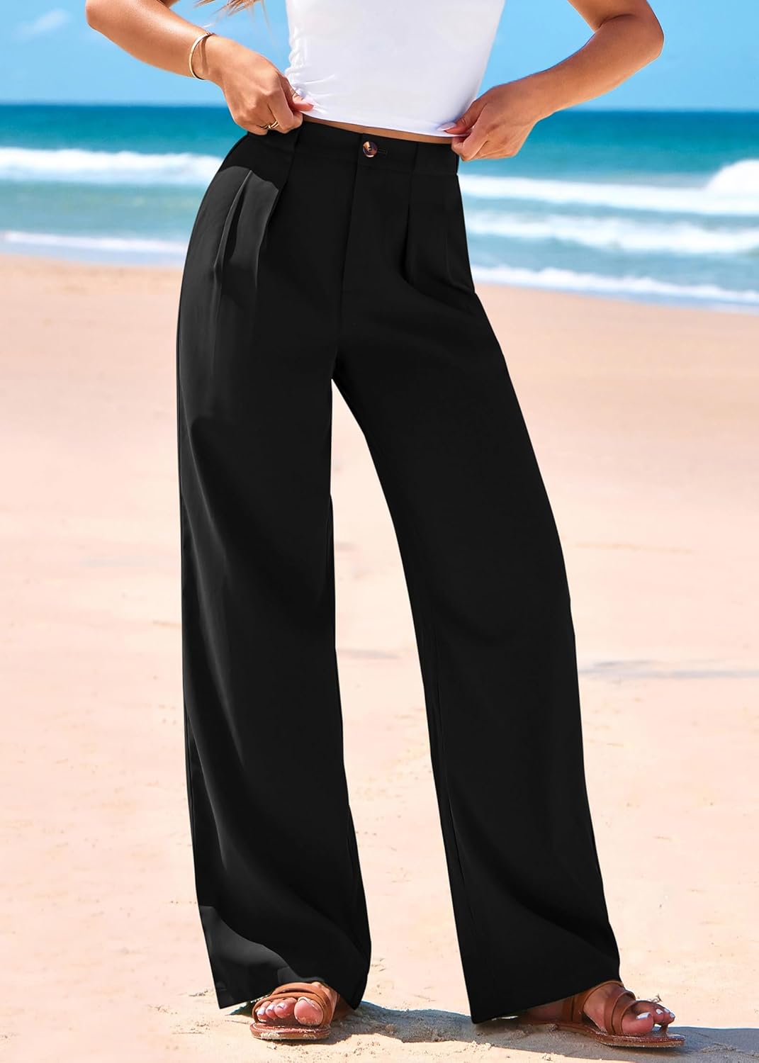 Thumbnail 6 de KIRUNDO Wide Leg Dress Pants High Waisted