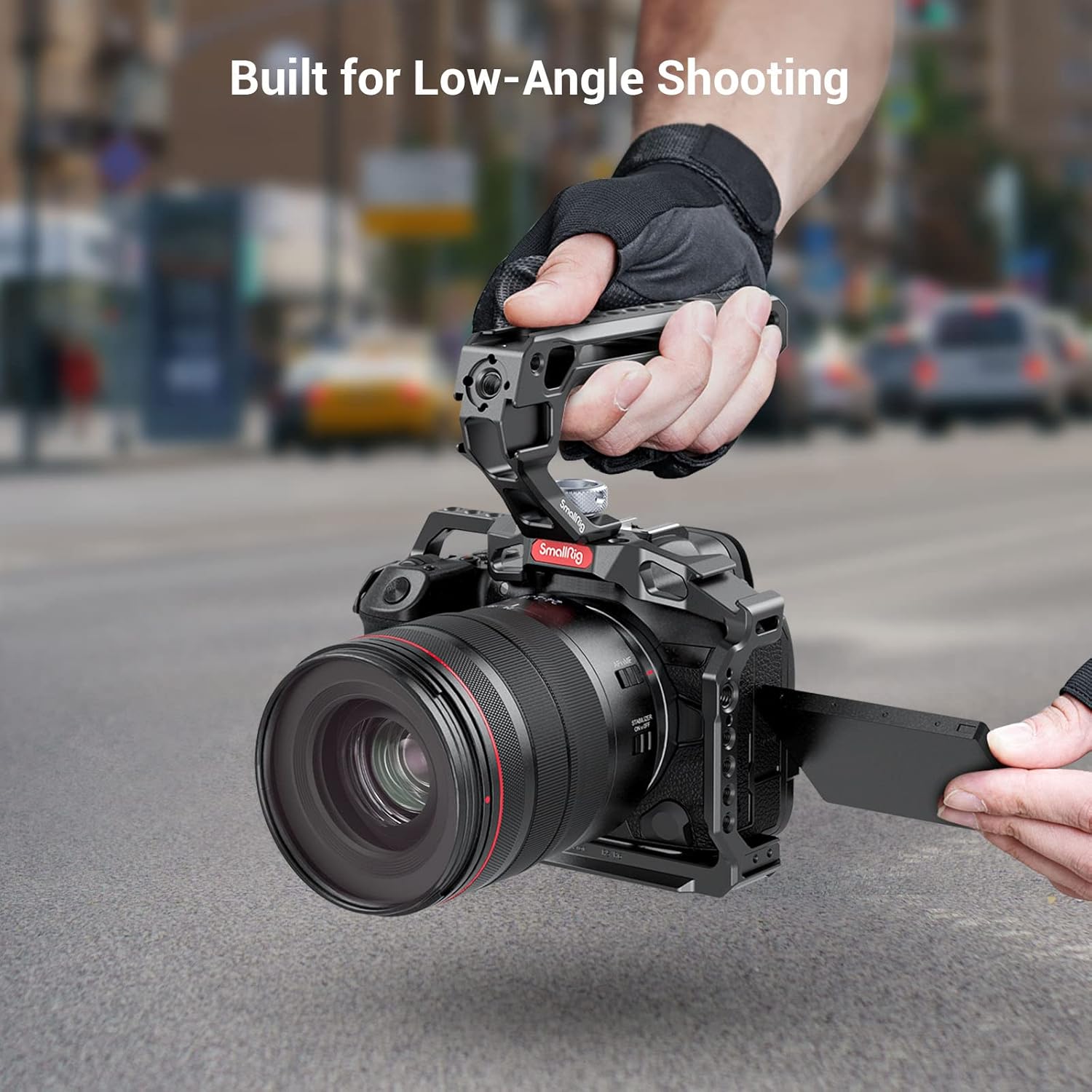 Thumbnail 6 de SmallRig Top Handle mit 3/8“-16 Locating Schraube für ARRI 3765 – oberer Griff für Kamera-Cage, 5 Cold-Shoe-Adapter (3765, Lite 124 g)