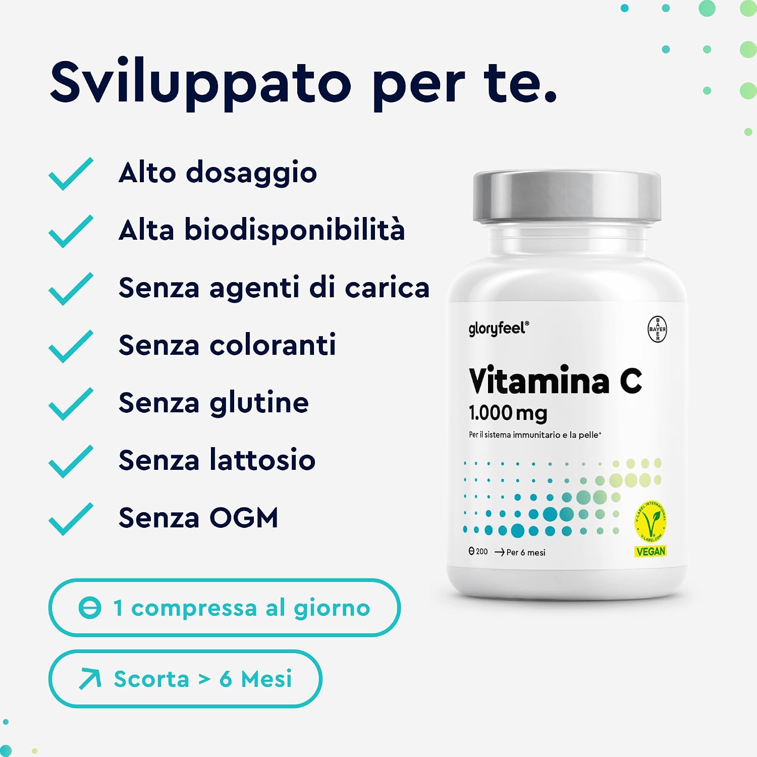 Thumbnail 4 de Gloryfeel Vitamina C 1000 mg đź’Š