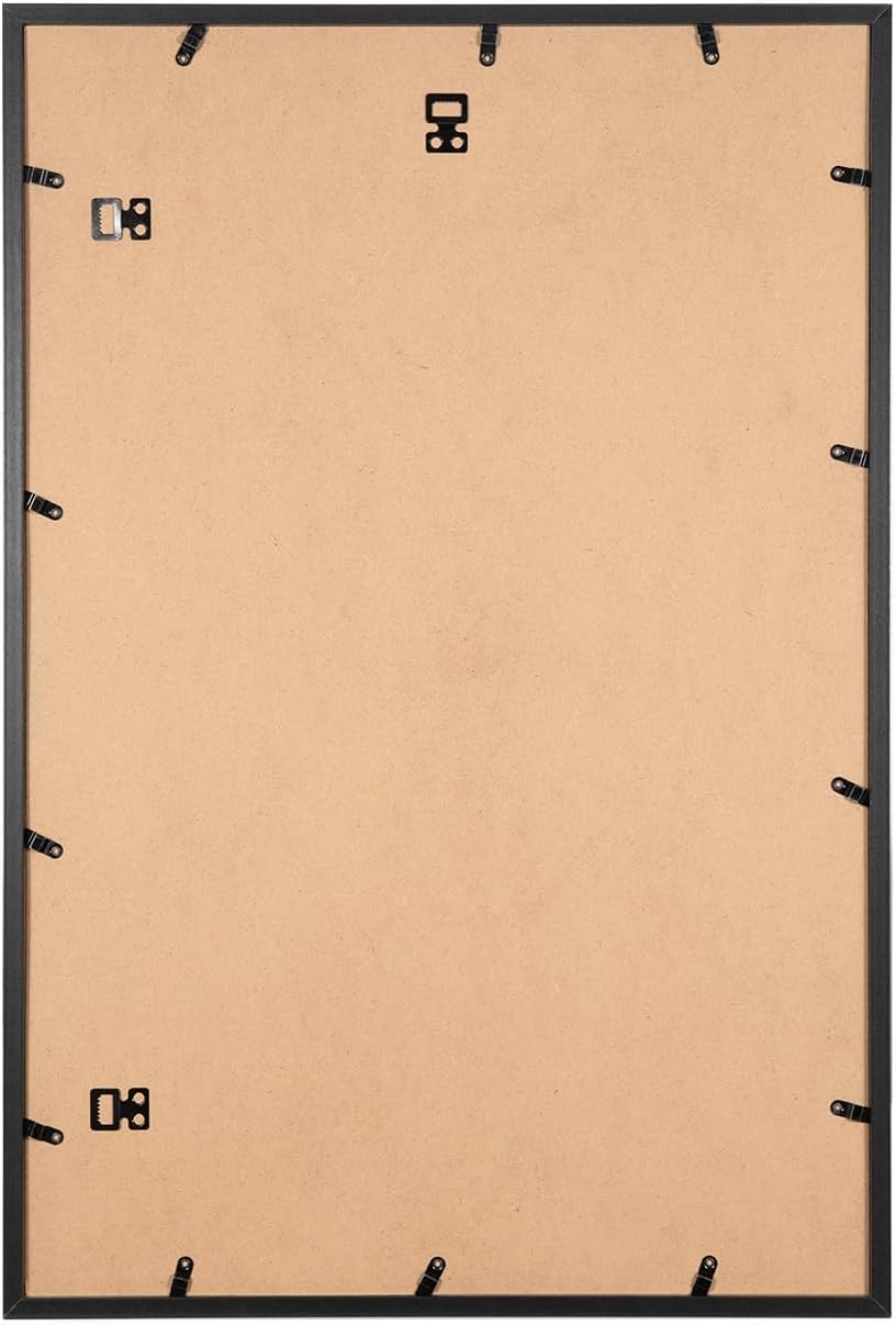 Thumbnail 4 de KAIWIN 40x60 Picture Frame Black – Set of 2, Wooden Poster Frames for Wall Display