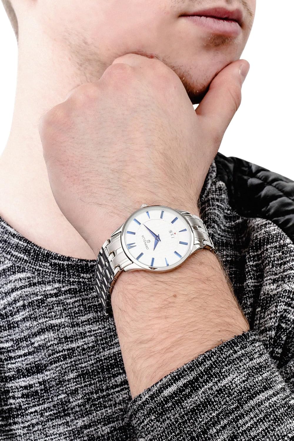 Thumbnail 3 de Orphelia Montre Homme Quartz Analogique The Flatline Bracelet en Acier inoxydable