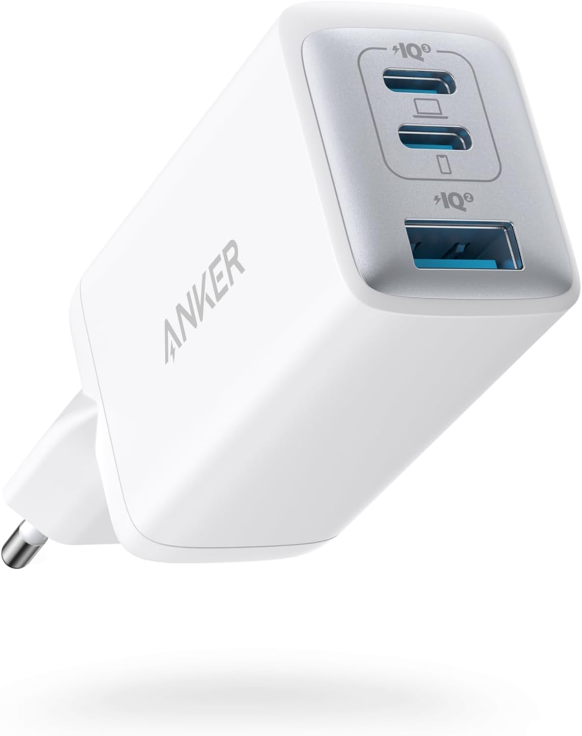 Detalle 2 de Anker PowerPort III 735 (Nano II 65 W): caricatore USB-C 3 porte PPS per tutto il necessario