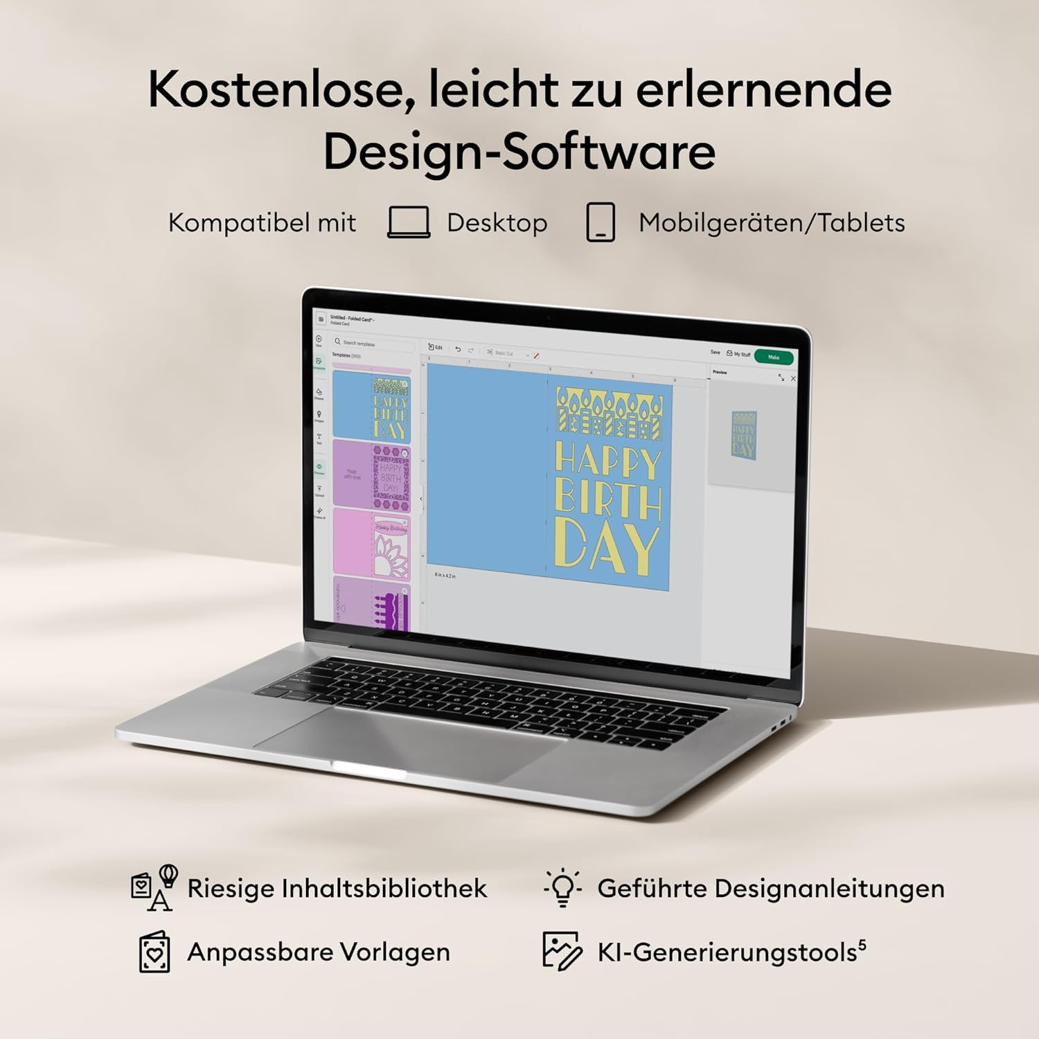 Thumbnail 6 de Cricut Joy 2 Ultimate Bundle – kompakte Schneide- und Heißprägen-Lösung für DIY-Projekte