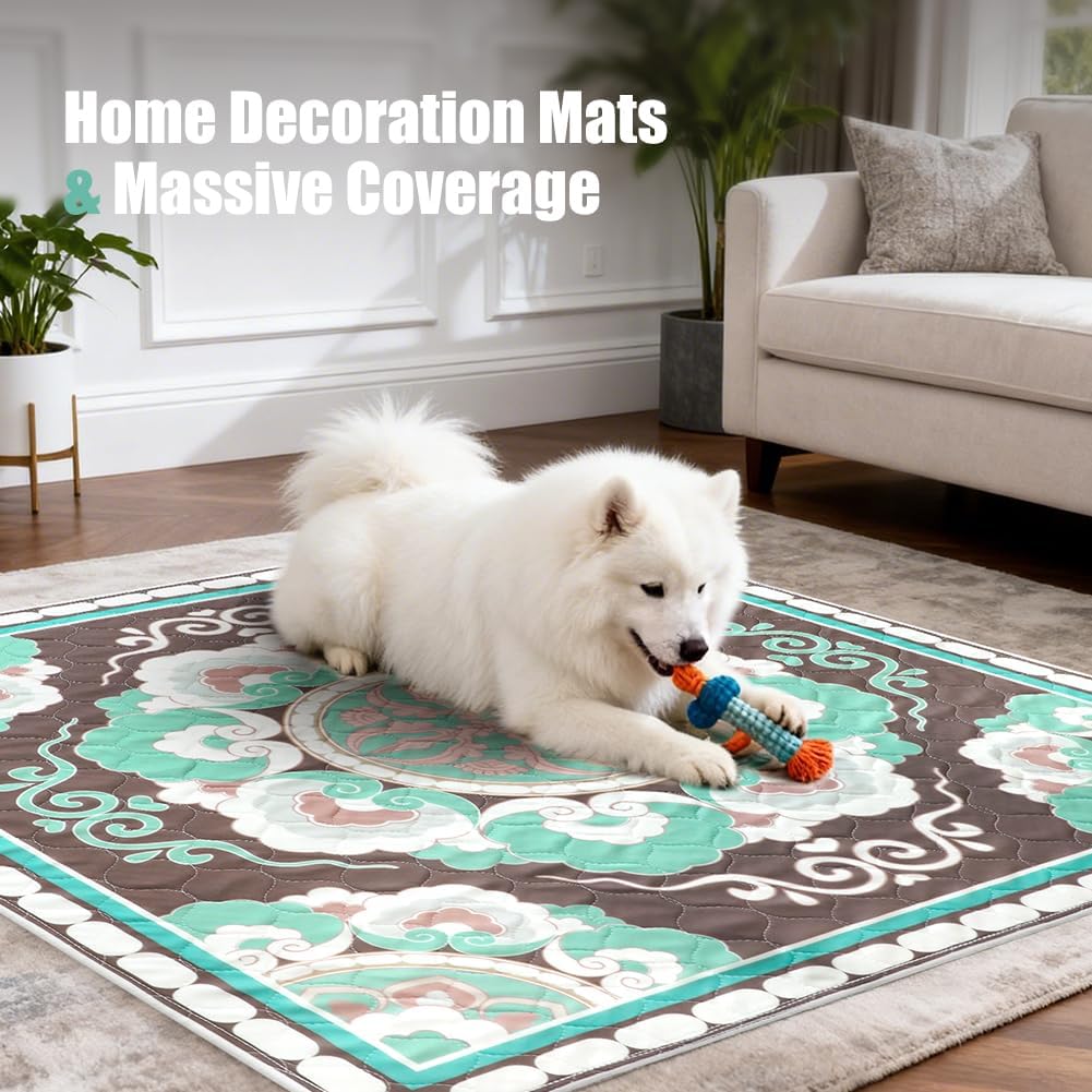 Thumbnail 5 de Deamoser Extra Large Washable Dog Pad 160 x 160cm – XL Reusable Whelping Mat for Large Dogs