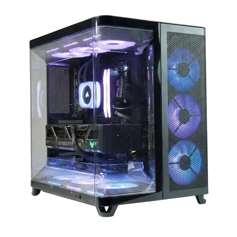 Detalle de Epical-Q Bucaneer Gold: PC de alto rendimiento con Ryzen 9 9950X3D, 96 GB RAM y RTX 5090