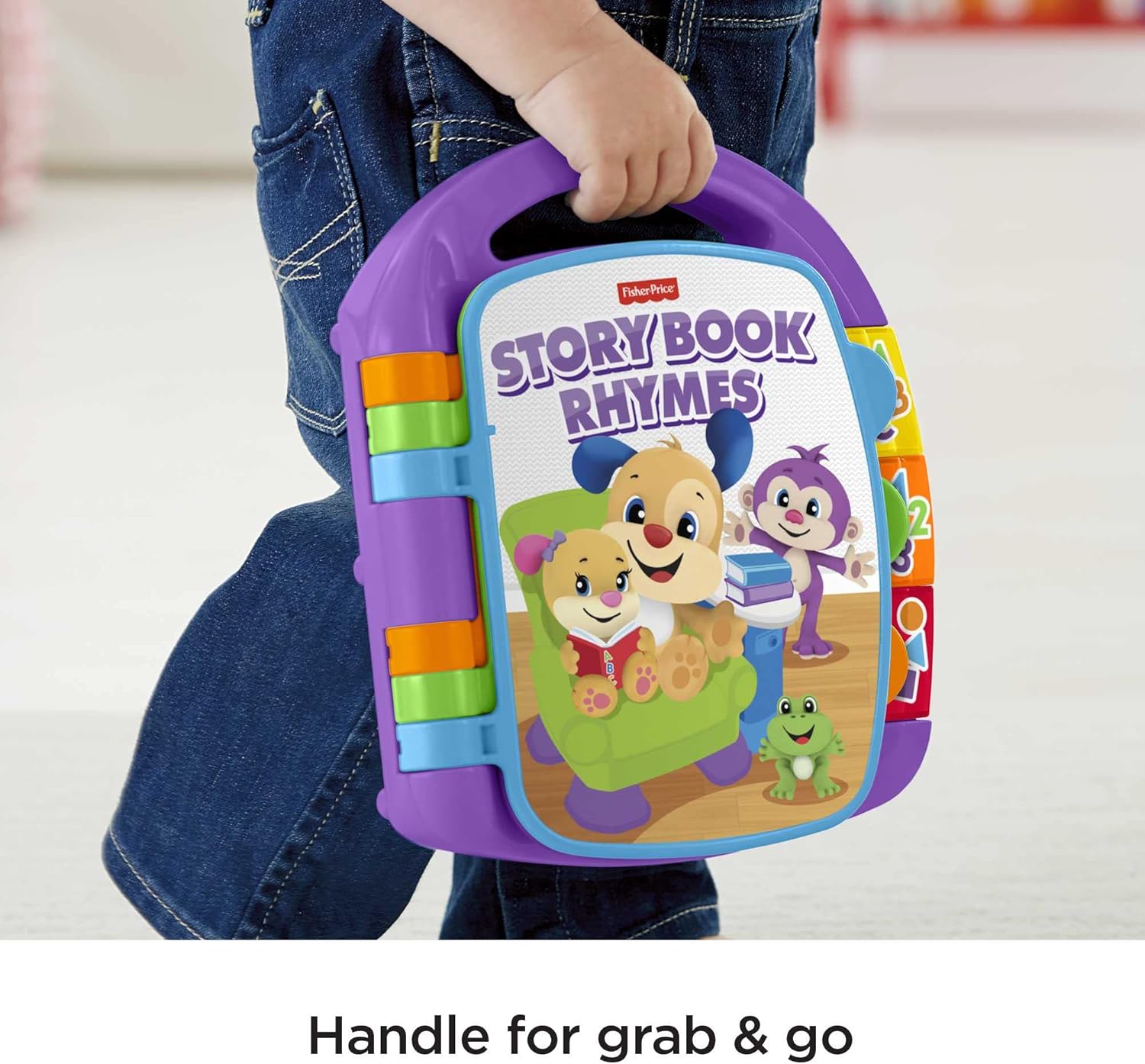 Detalle de Fisher-Price Storybook Rhymes Learning Toy (Laugh & Learn) UK English Version – CDH26