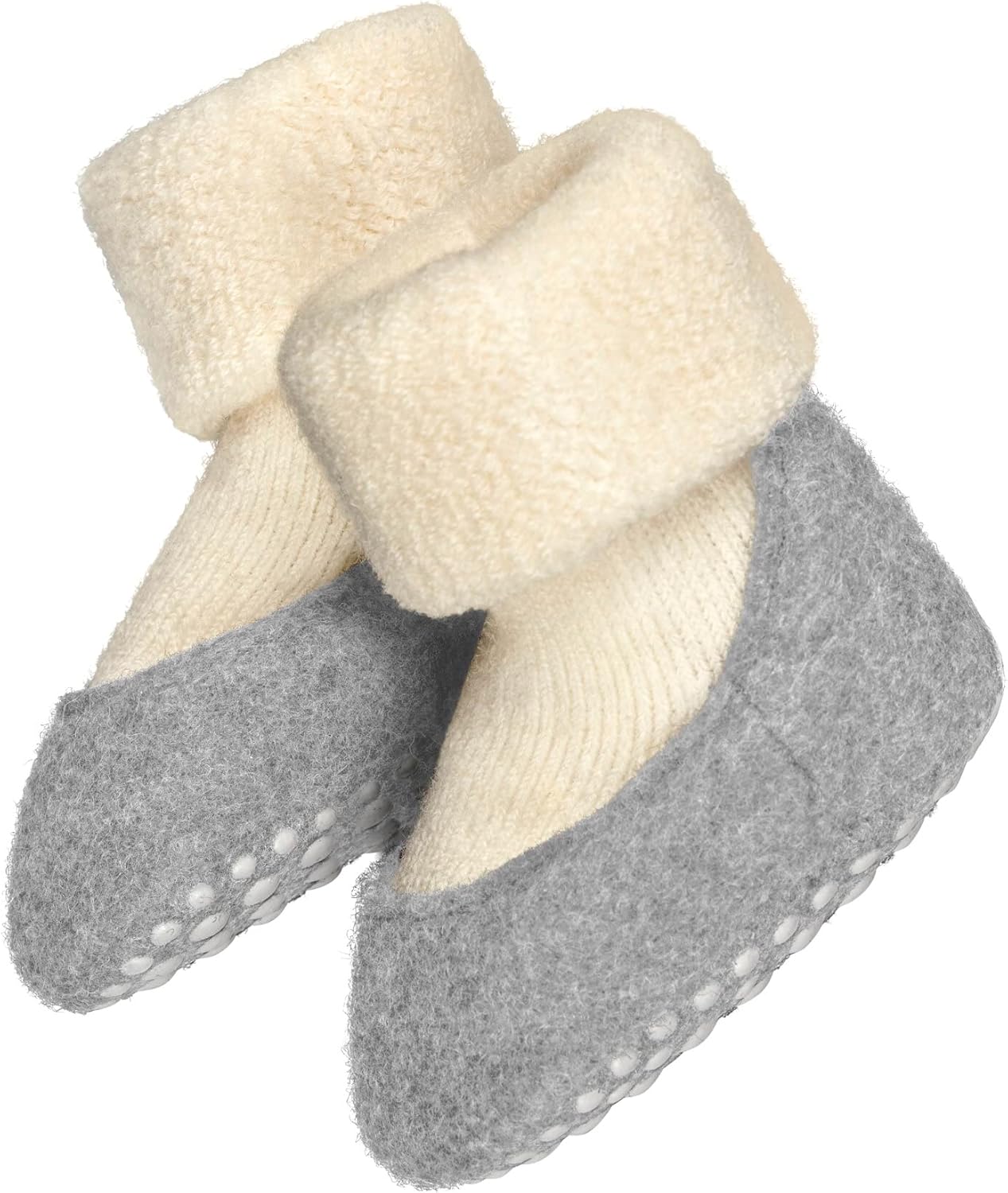 Thumbnail 1 de FALKE Unisex Baby Cosyshoe Slipper Socks – Anti-Slip Plush Wool, Felt Sole