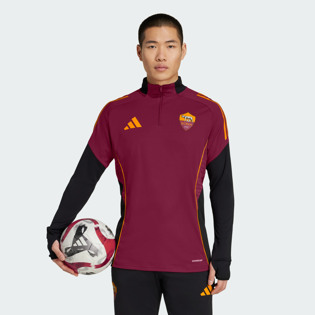 Detalle de Camiseta manga larga de entrenamiento AS Roma Tiro 25 Competition de Adidas