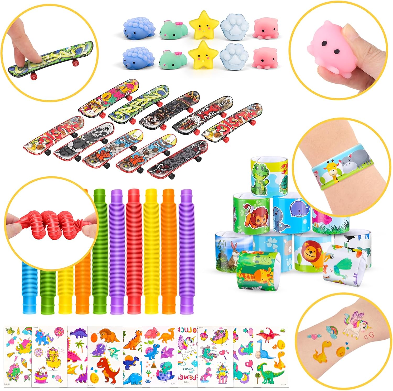 Thumbnail 3 de AmyBenton 80PCS Party Bag Fillers for Kids – Bulk Assorted Party Favours and Classroom Prizes
