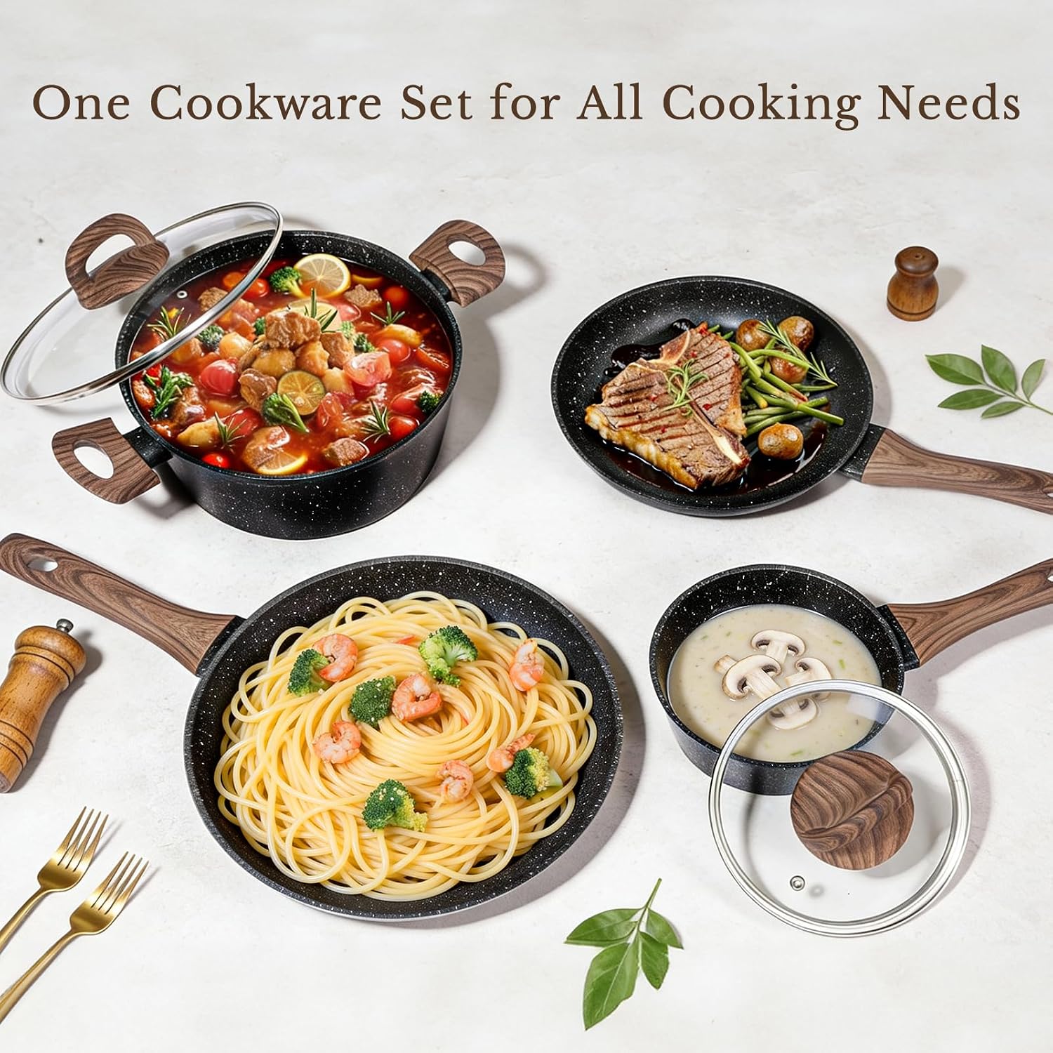 Thumbnail 6 de EWFEN 25-Piece Nonstick Ceramic Set