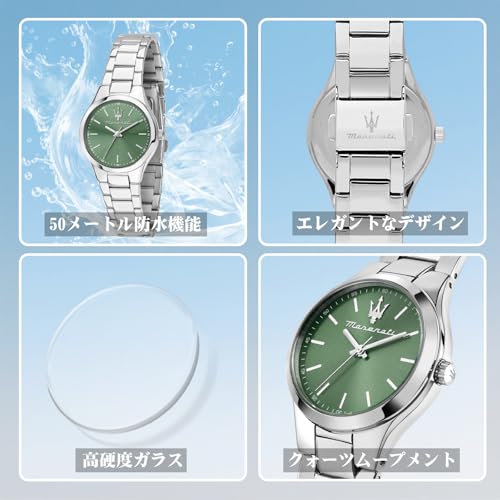 Thumbnail 4 de Maserati Montre Femme Seul Temps – collection ATTRAZIONE, 30 mm, bracelet acier