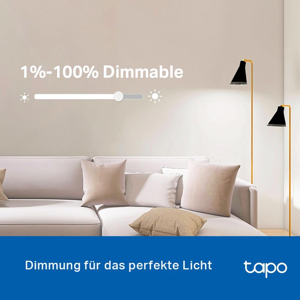 Thumbnail 3 de TP-Link Tapo L520E smarte E27-Glühbirne, dimmbar
