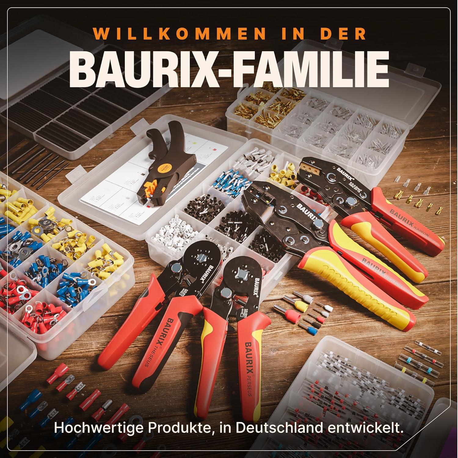 Thumbnail 5 de BAURIX® AKURA Abisolierzange automatisch – präzise Abisolierung 0,5–6 mm² mit integriertem Kabelschneider