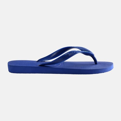 Detalle de Havaianas Top Brasil Unisex Adults Flip Flop – Marine Blue (UK 9/10)