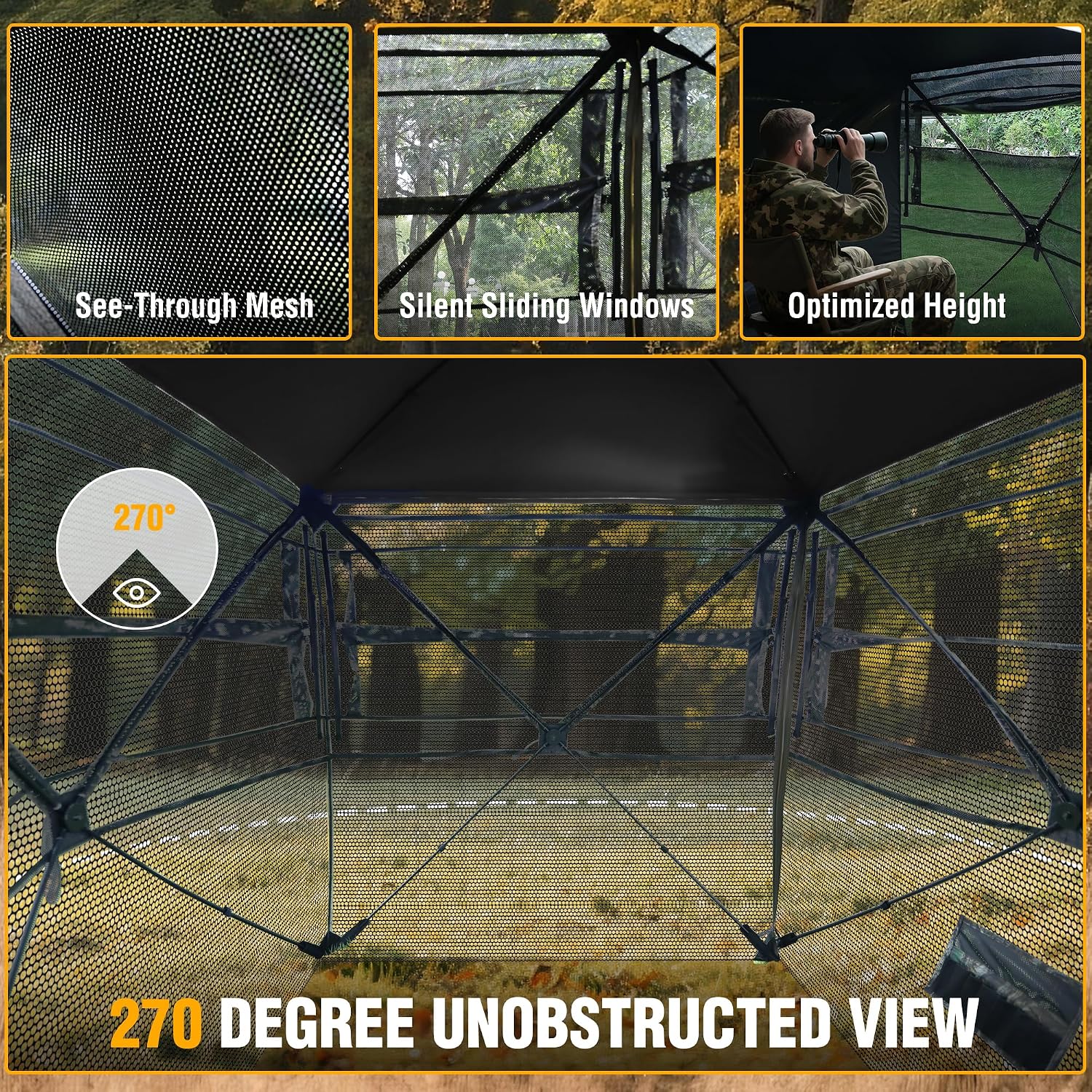 Thumbnail 2 de FLISSA Hunting Blind 270° View