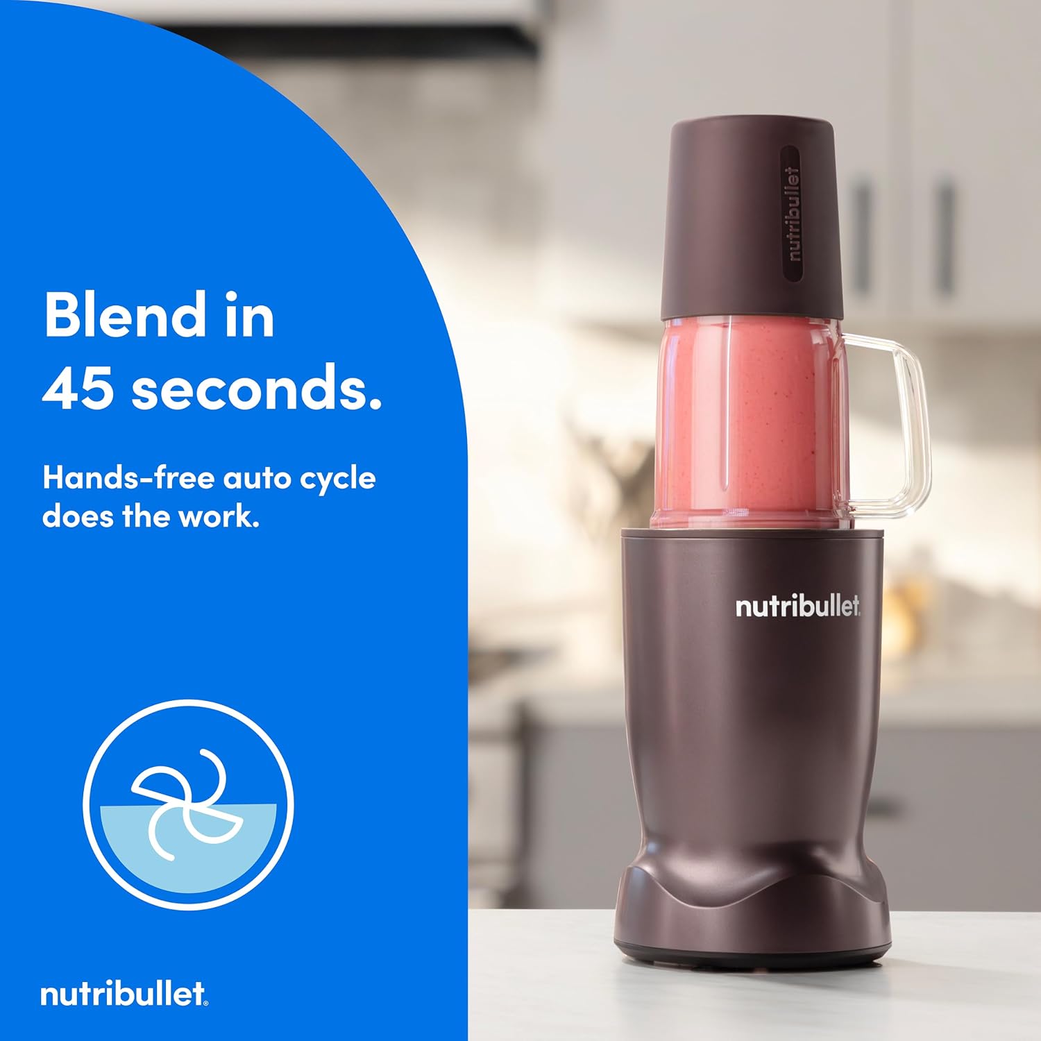 Detalle 1 de NutriBullet Turbo Tumbler Edition NB30400CBC Personal Blender, 1000 W