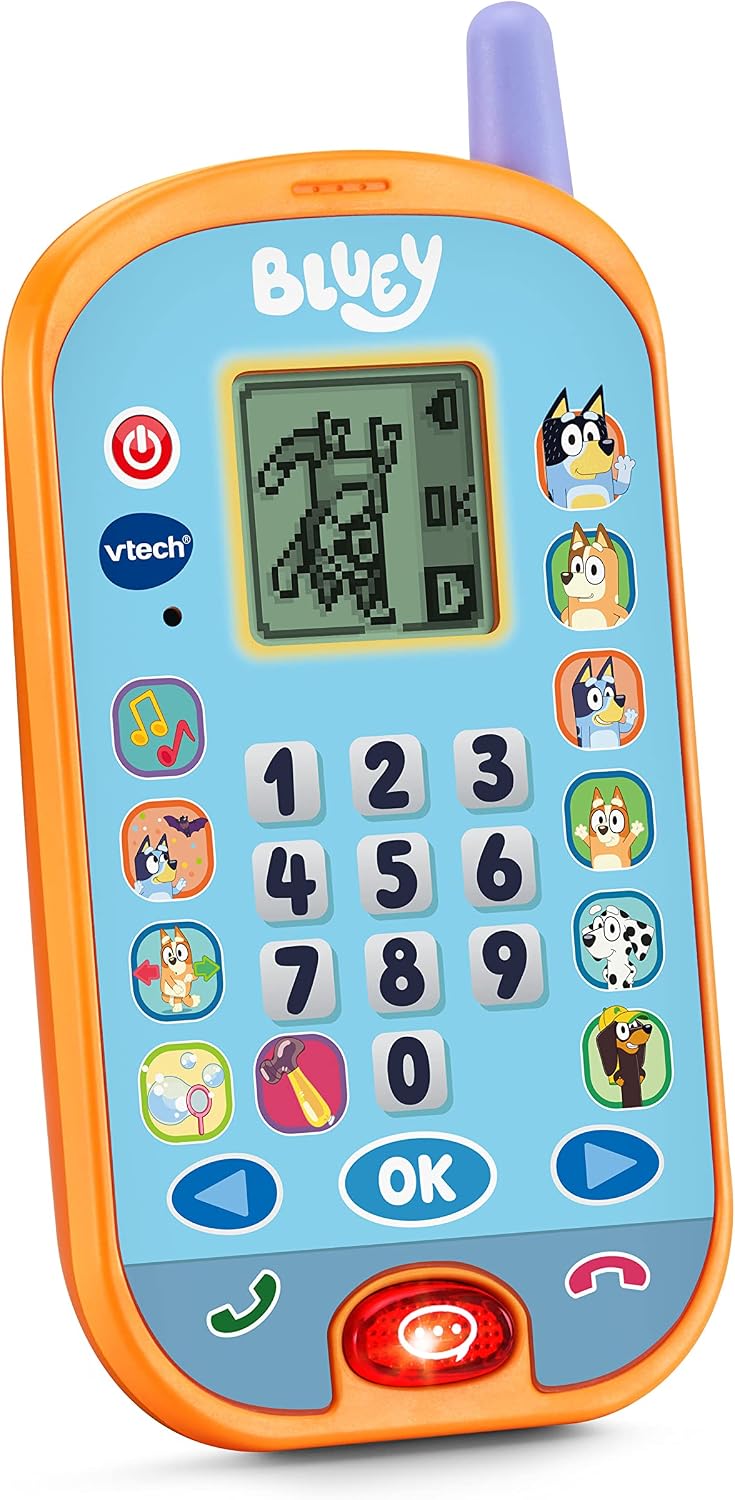 Detalle de VTech Bluey Ring Ring Learning Phone – Official Interactive Toy for Ages 3–6