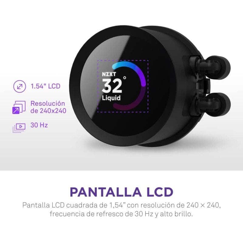 Detalle 2 de NZXT Kraken 280 RGB Kit de refrigeración líquida