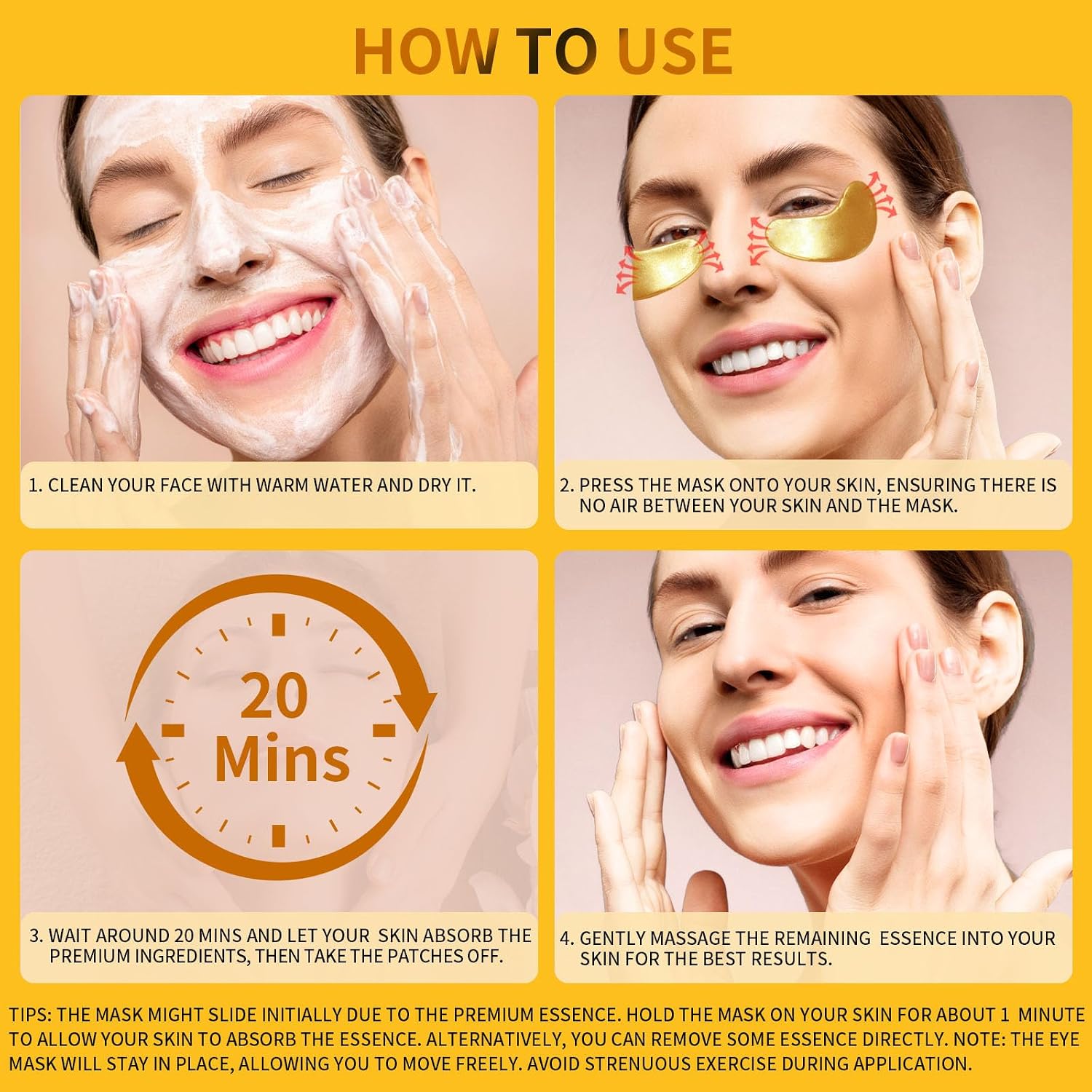 Thumbnail 5 de 24K Gold Under Eye Patches 30 Pairs
