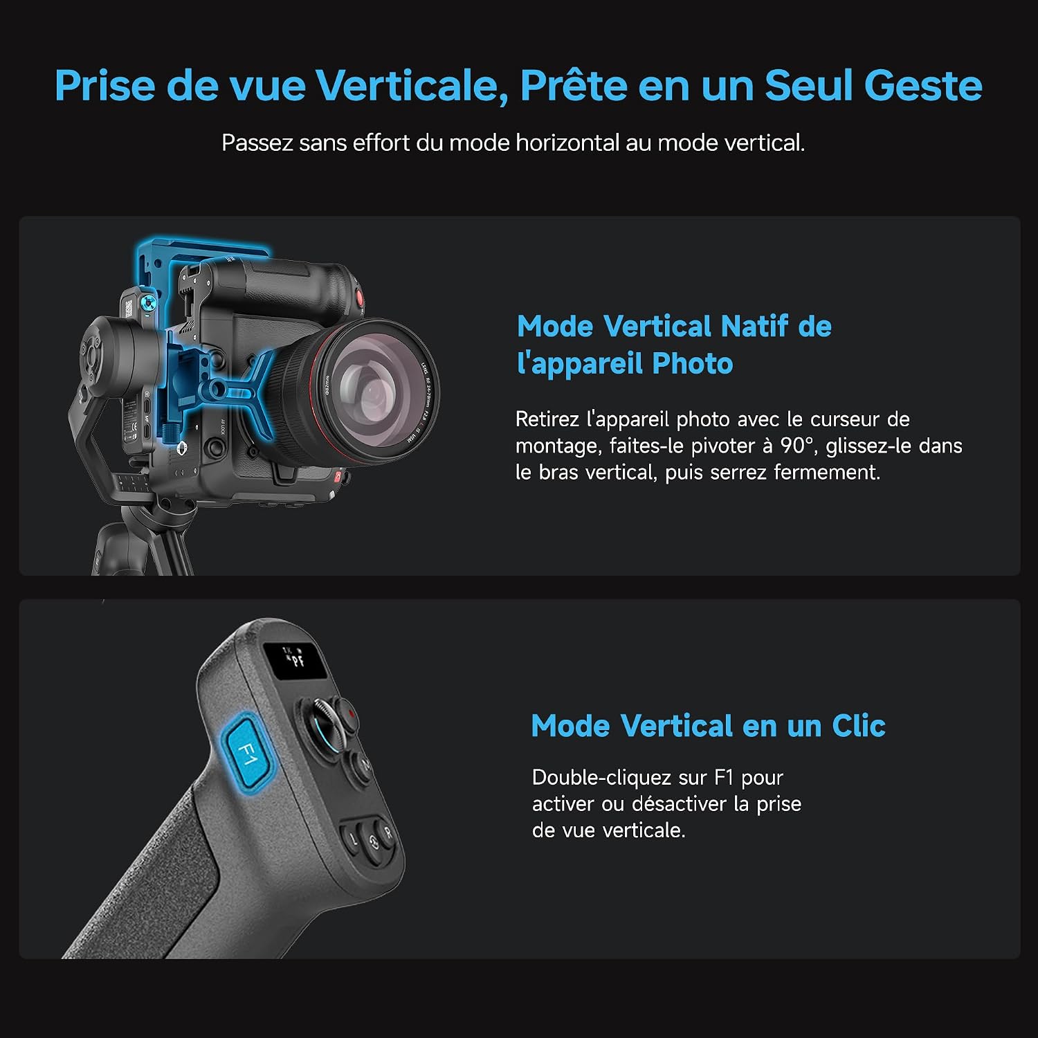 Detalle de FeiyuTech SCORP-C 2 stabilisateur 3,5 kg