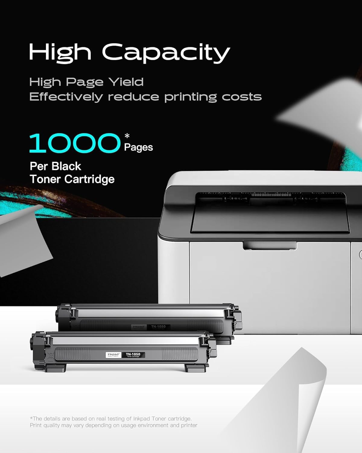 Thumbnail 2 de iNKPAD TN1050 TN-1050 Cartucce Toner Nero Compatibili per Brother (4 pezzi)