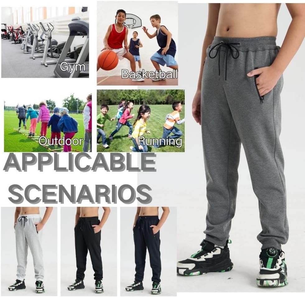 Thumbnail 3 de 3er-Pack Jungen-Loungehose & Jogginghose (Loose Fit) mit Stretch – bequem für Herbst und Winter
