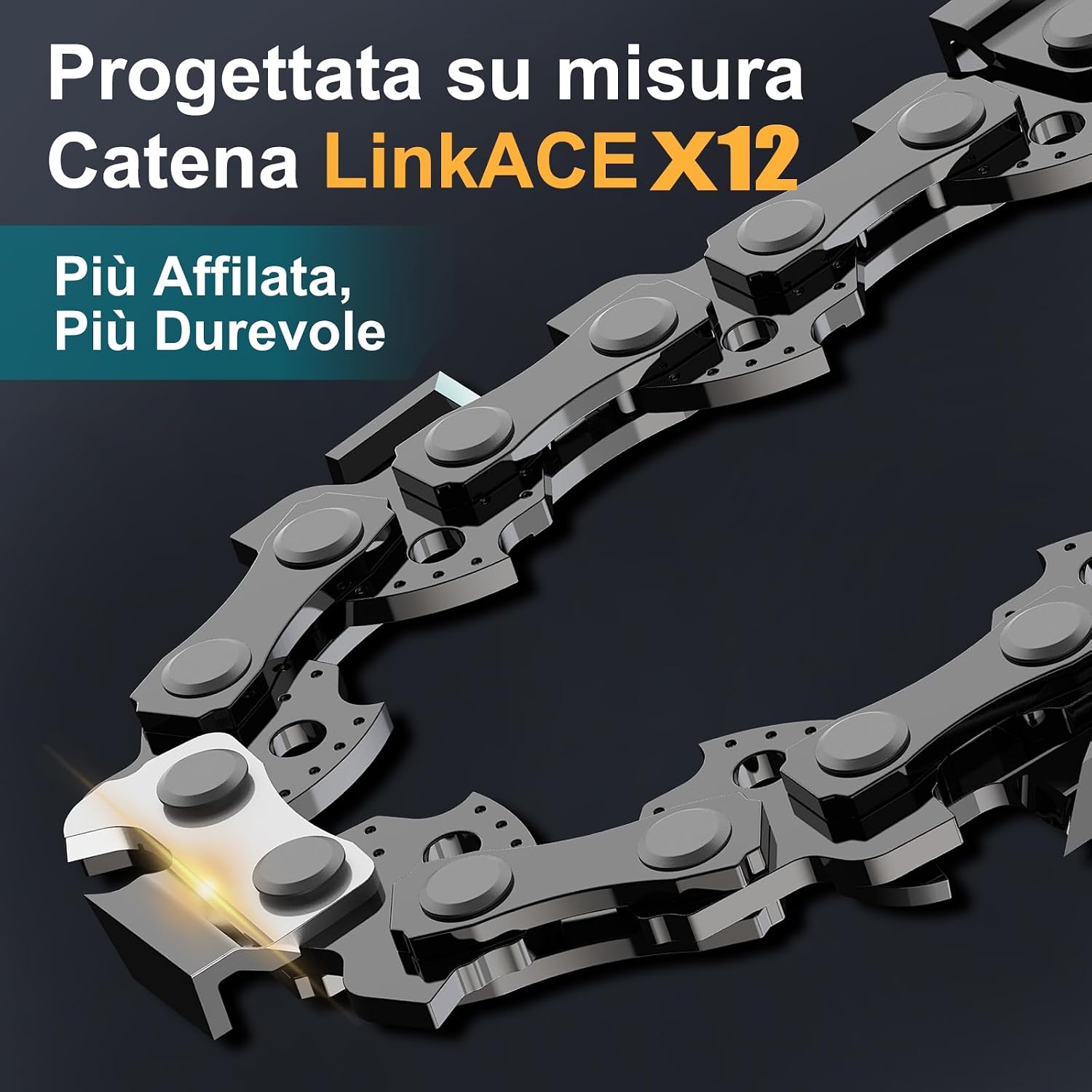 Thumbnail 5 de PowerCut X13: Motosega a batteria da 12 pollici con 2x4000mAh, taglio rapido e senza fili