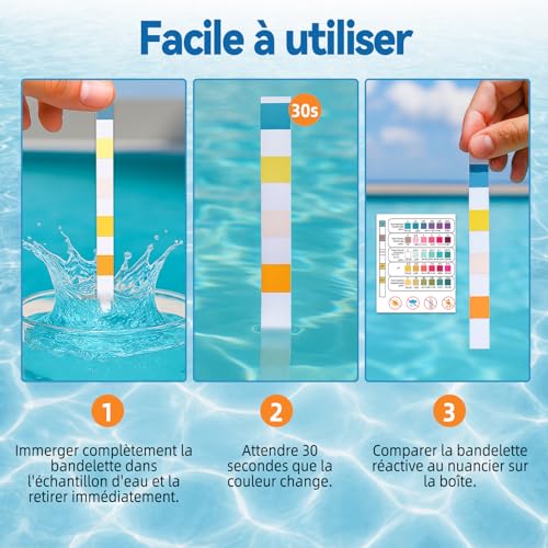 Thumbnail 3 de Bondtech Bandelette Piscine 5 En 1 — Testeur Piscine 50 Bandes