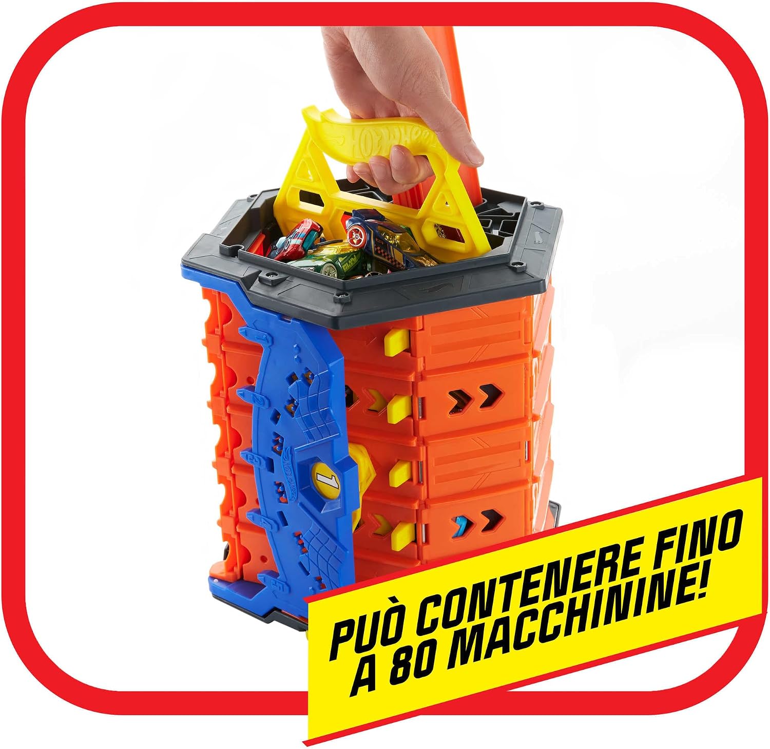 Thumbnail 2 de Hot Wheels pista srotolabile HGK41 5 corsie