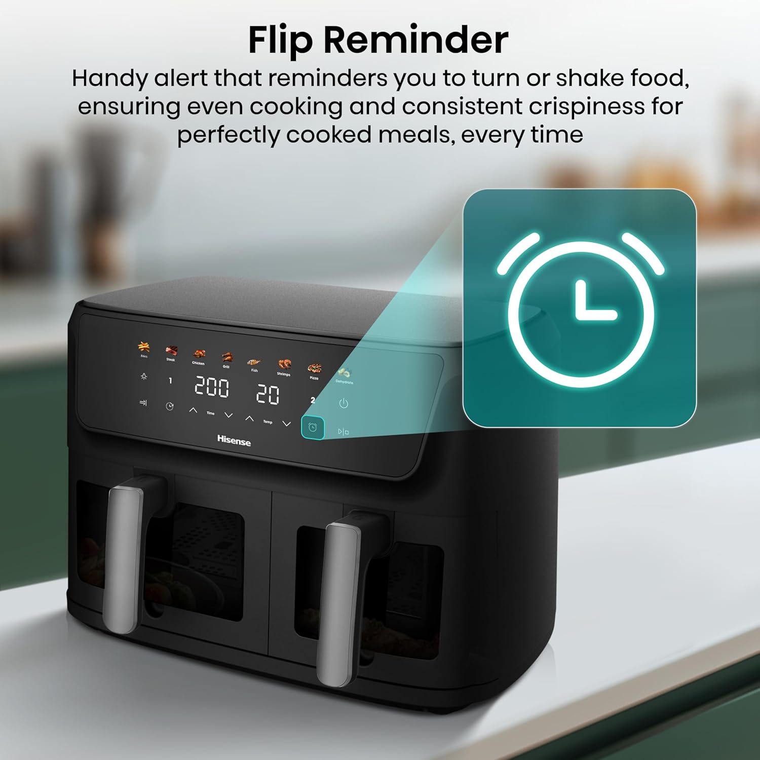 Thumbnail 6 de Hisense 11L Dual Zone Air Fryer 2700W