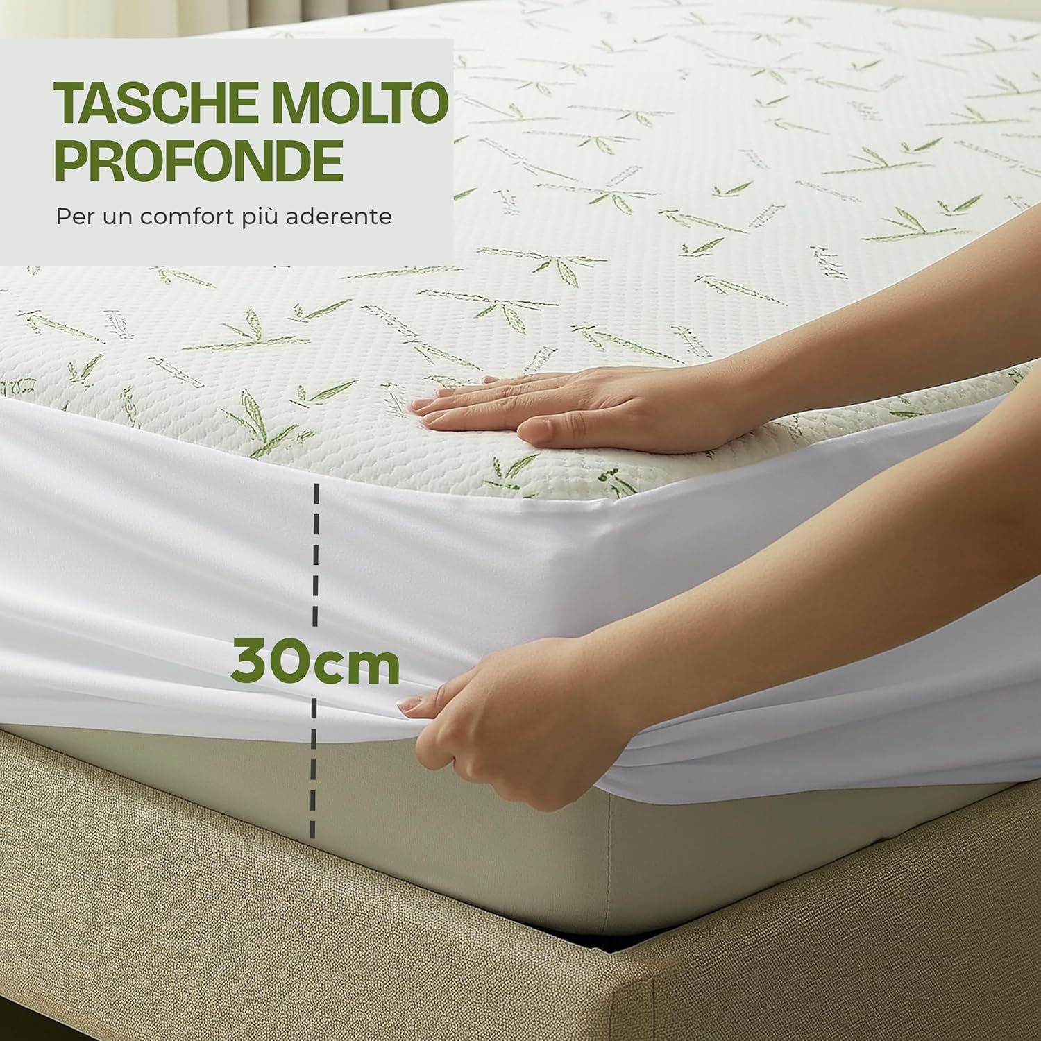 Thumbnail 4 de Utopia Bedding Coprimaterasso 90x190x30 cm