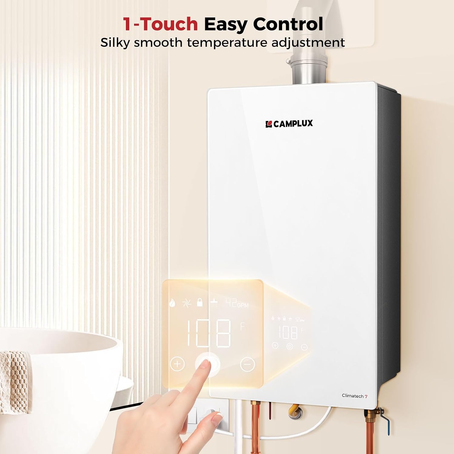 Thumbnail 6 de CAMPLUX Tankless Water Heater 26L